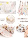 Treer Nasstaschen Babys Windeltasche für Unterwegs, Wasserdicht Doppelter Reißverschluss – Bild 7