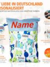 KlamottenBaukasten WetBag mit Namen personalisierte Wetbag Nasstasche mit 2 separaten Fächern – Bild 3