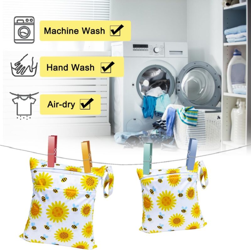 HOTLIKE Windeltasche Wetbag Nasstasche – Bild 6