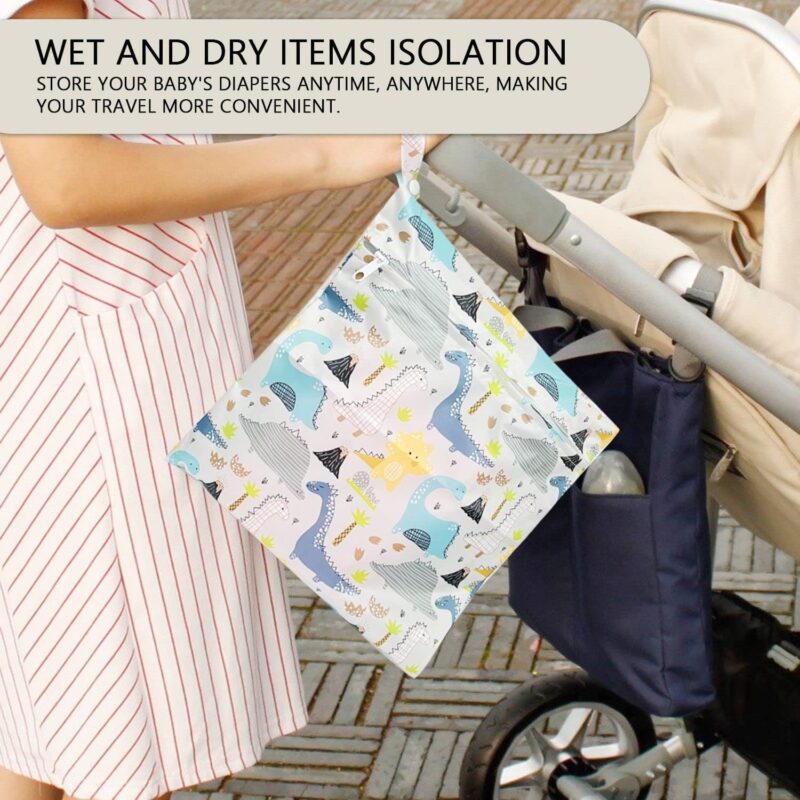 CQQNIU Baby Waterproof Organizer, Double Zipper for Baby Swimwear – Bild 6