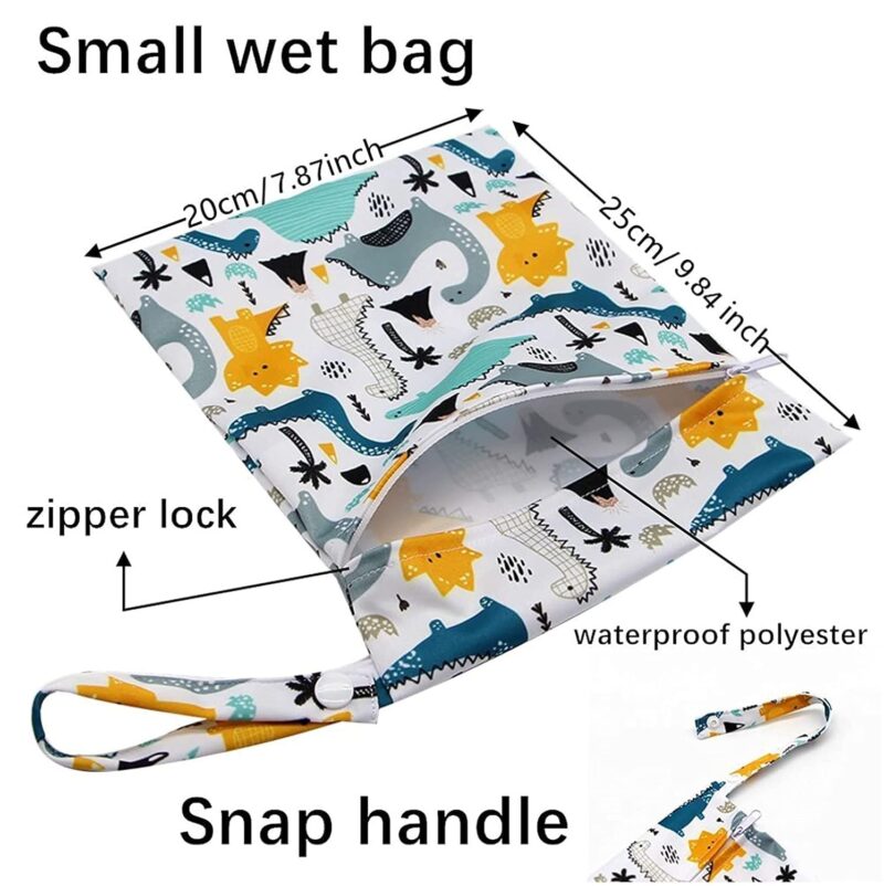 FYBlossom Wickeltasche Wetbag, wasserdicht & wiederverwendbare Windeltasche – Bild 3