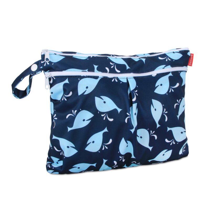 Damero Windeltasche Wetbag wiederverwendbar, Nasstaschen für Unterwegs für schmutzige Kleidung und anderes Zubehör – Bild 9