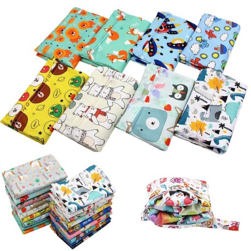 FYBlossom Wickeltasche Wetbag, wasserdicht & wiederverwendbare Windeltasche – Bild 2