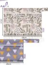 Feineli® Nasstasche Wetbag - 2er Set (Geometrische Dreiecke) Beutel mit Reißverschluss und Trockenfach - Aufbewahrungstasche, ideal für Stoffwindeln, Badekleidung, Stilleinlagen, Damenbinden – Bild 2