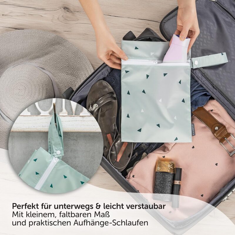 Zamboo Nasstasche/Windeltasche - umweltfreundlich und nachhaltig – Bild 7
