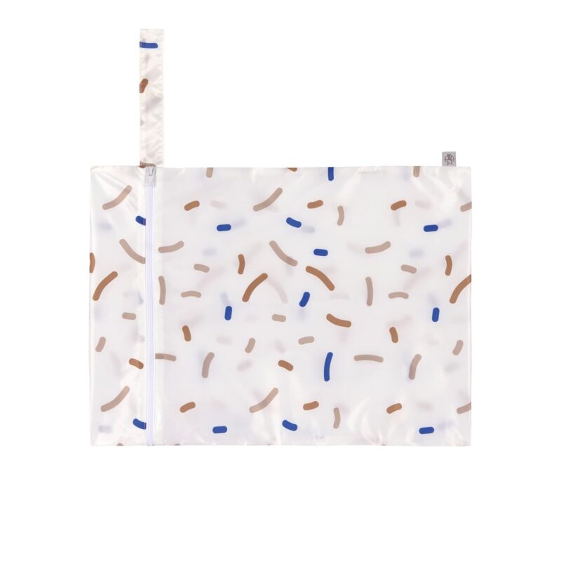 LÄSSIG Nasstasche wiederverwendbar für Kind Baby 2 Stück/Wet Bag Little Mateys royal blue – Bild 3