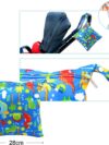 HOTLIKE Wetbag, Windeltasche mit Reißverschluss (Hellgrün) – Bild 3