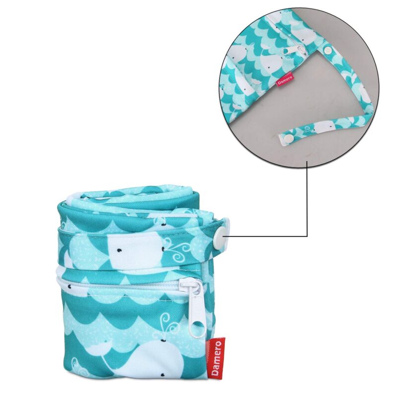 Damero Windeltasche Wetbag Windelbeutel, Nasstasche für Unterwegs – Bild 3