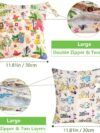 Windeltaschen Nasstaschen, 2 Stück Nasse und Trocken Wickeltasche, Wasserdicht Waschbar Wetbag Organiser für Kleinkind Windeln Reisen Gym Strand Pool – Bild 7
