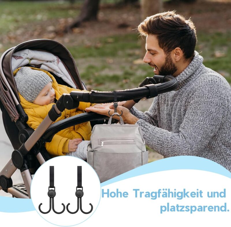 SPOKKI 3 Stück Baby Nasstaschen Windeltasche, Cartoon-Druck Wasserdicht Wetbag Organiser Beutel mit Doppelter Reißverschluss, Wiederverwendbare Wäschebeutel Wickeltasche Stoffwindeln – Bild 7