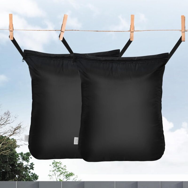 aceyoon Wetbag 40 cm x 50 cm, 2 Stück Doppelgriff Nasstasche Schwimmenbad mit Reißverschluss Wasserdichte Nassbeutel Sport Wiederverwendbar Wet Bag Schwimmsachen Schmutzige Kleidung Tasche – Bild 7