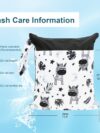 Hisprout Grab und Go Wasserdicht Waschbar Wiederverwendbar WetBag – Bild 3