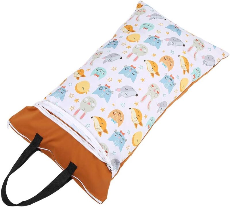Große Hängende Nass-trockene Stoffwindeltasche, Wasserdicht, Doppelreißverschluss-Design, Super Große Taschen, TPU-Material, Tägliche Aufbewahrung für Reisen, Strand, Fitness, – Bild 3