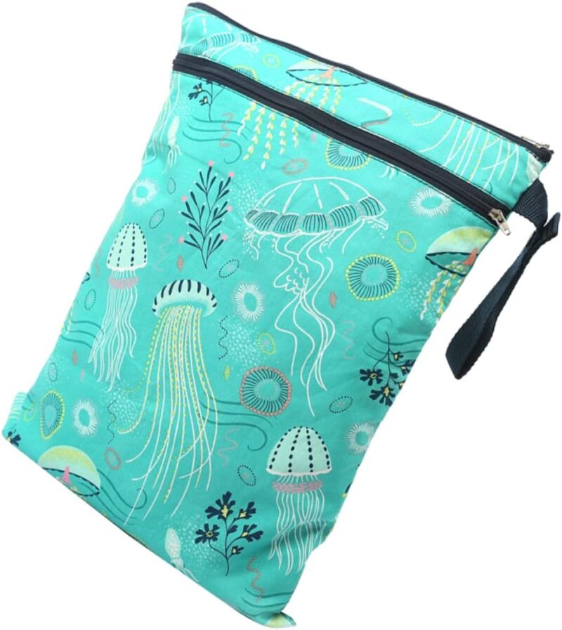 IWOWHERO 2St Wickeltasche für Kleinkinder nasse Reisetasche wasserdichte Aufbewahrungstasche windelbeutel windeltasche Babywindeltasche wiederverwendbar nass trocken – Bild 4