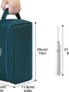 ECOHUB Kulturbeutel für Herren, Wasserdicht Reise-Kulturtasche, Waschtasche mit Trocken-/Nasstasche, Kosmetiktasche Herren Mit Doppelreißverschluss, Patent Angemeldet(Grün) – Bild 4