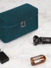 ECOHUB Kulturbeutel für Herren, Wasserdicht Reise-Kulturtasche, Waschtasche mit Trocken-/Nasstasche, Kosmetiktasche Herren Mit Doppelreißverschluss, Patent Angemeldet(Grün) – Bild 8