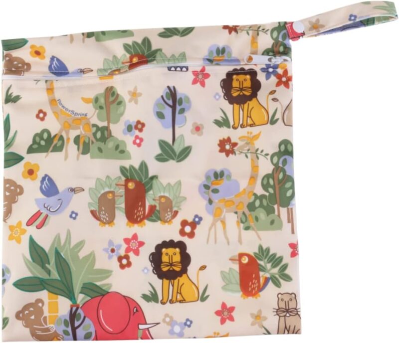 KOMBIUDA -Nass-Trockensack Wickeltasche Windel Windel Einzel Taschen nass trocken windelbeutel Diaper Bag Waterproof Diaper Bag windeltasche nass und trocken Tuch – Bild 6