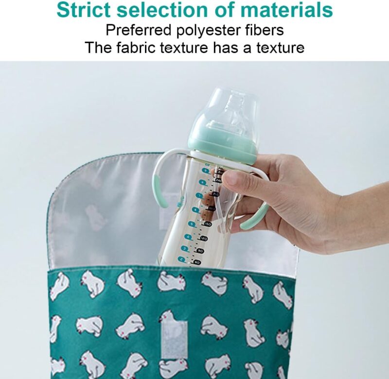 EBHO 19 x 26cm Wetbag Nassbeutel Wetbag Kindergarten Wetbag Stoffwindeln Nasstasche Stoffwindeln Waschbar Organizer Beutel – Bild 3