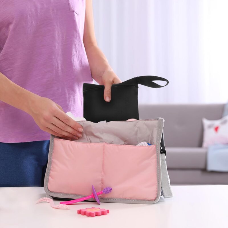 ifundom Nass-Trockenbeutel Für Baby-Stoffwindeln – wasserdichte Wiederverwendbare Waschbare Reisetaschen – Sporttasche Für Badeanzüge Oder Nasse Kleidung – Pool Strand Yoga – Bild 9