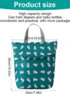 EBHO 19 x 26cm Wetbag Nassbeutel Wetbag Kindergarten Wetbag Stoffwindeln Nasstasche Stoffwindeln Waschbar Organizer Beutel – Bild 2