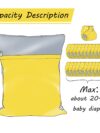 Hisprout Grab und Go Wasserdicht Waschbar Wiederverwendbar WetBag – Bild 2
