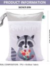 Maeau Wetbags für Stoffwindeln Windeltasche Wickeltasche Baby Wetbag Organiser Beutel Nasstaschen Kindergarten Nassbeutel Wiederverwendbare Wetbag Waschbar Gym Bag – Bild 3