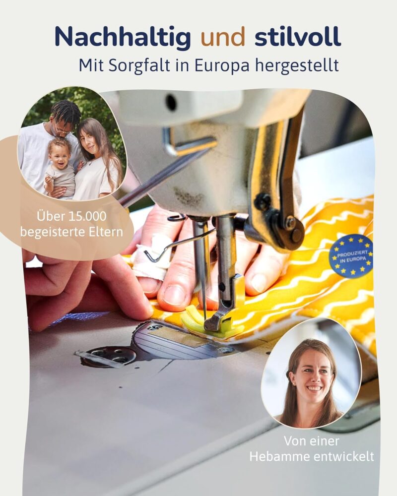 Hinzling Wetbag (Eukalyptus - S) – Nasstasche für Stoffwindeln – Nachhaltige Wetbags aus recyceltem Polyester – Wetbag für Kindergarten und Unterwegs – Wetbag Kindergarten Oeko-TEX Zertifiziert – Bild 6