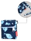 Damero wetbag nasstasche wiederverwendbar, windeltasche wetbag, Wetbag windelbeutel für Babys Windeln, schmutzige Kleidung und anderes Zubehör, (Mittel, Wal) – Bild 3