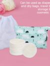 2 Stück Nappy Bags, Wet Dry Bags, Windeltaschen Nasstaschen Nasse und Trocken Wickeltasche Wasserdicht Waschbar Wetbag Organiser für Kleinkind Windeln Reisen Gym Strand Pool – Bild 4