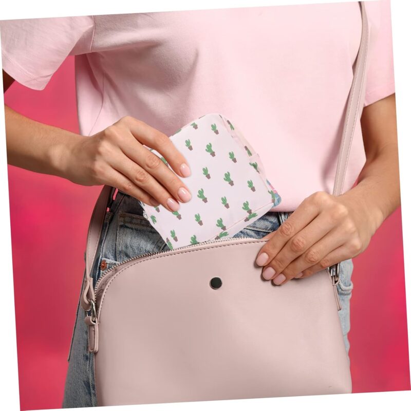 SEWOART 2st Aufbewahrungsbeutel Für Damenbinden Tragetaschen Aus Baumwolle Organisator Für Damenbinden Wasserdichter Geldhalter Zeitraum Beutel Kleine Nasstasche Mini-kosmetiktasche ， – Bild 9