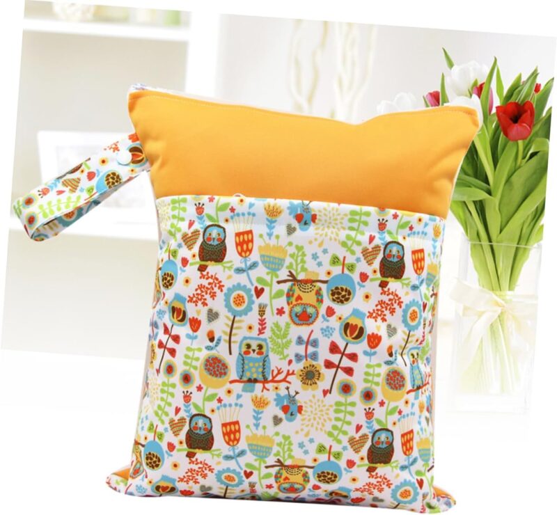 Windeltasche Baby Nass Und Trocken Sammelbeutel – Bild 6