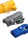 Viyuse Nassbeutel für Badeanzug, 2 Stück, Stoffwindeln, nasse Trockentaschen, vergrößerte Version, waschbar, wasserdicht, Turnbeutel für Badeanzüge und nasse Kleidung, Gelb + Grau + Blau – Bild 3