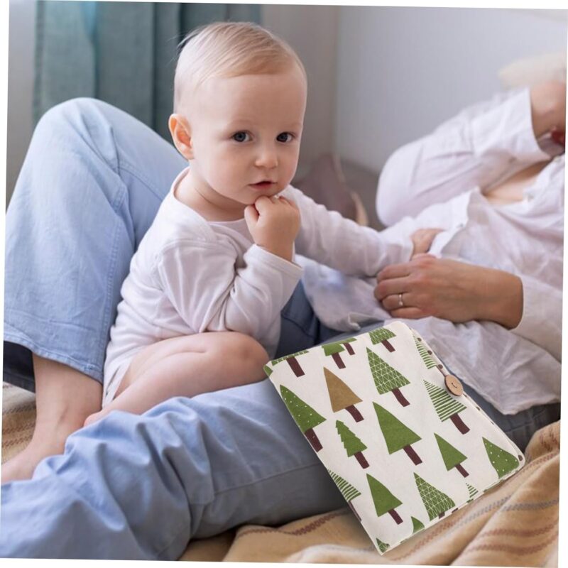 KOMBIUDA Aufbewahrungstasche Für Babywindeln Nasse Tasche Schwimmen Windeltasche Beutel Spender Für Windeltücher Windelhalter-Organizer Taschen Für Wickeltaschen Baumwolle Light Green – Bild 5