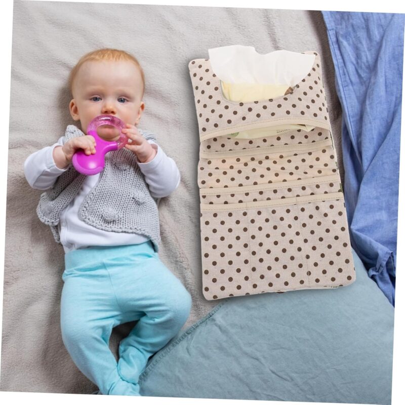 KOMBIUDA Aufbewahrungstasche Für Babywindeln Nasse Tasche Schwimmen Windeltasche Beutel Spender Für Windeltücher Windelhalter-Organizer Taschen Für Wickeltaschen Baumwolle Light Green – Bild 6