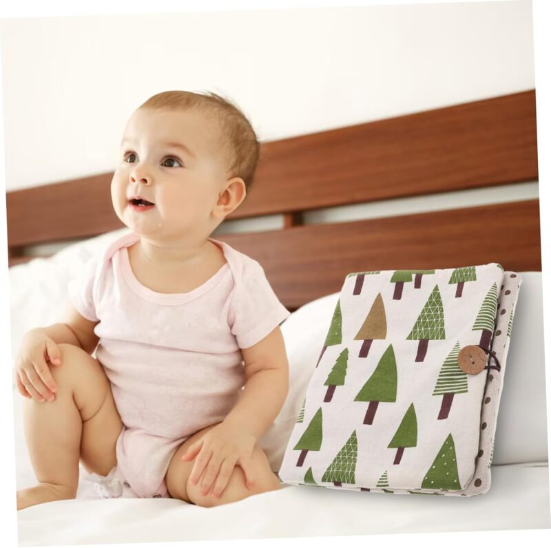 KOMBIUDA Aufbewahrungstasche Für Babywindeln Nasse Tasche Schwimmen Windeltasche Beutel Spender Für Windeltücher Windelhalter-Organizer Taschen Für Wickeltaschen Baumwolle Light Green – Bild 8
