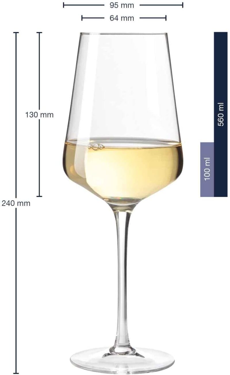 Leonardo Weinglas mit Gravur - Zu Vino sag ich nie no - Personalisiert mit eigenem Namen - Lustiges mit Spruchglas als Geschenk für Weinliebhaber - Geschenke für Sie & Ihn - Farbe: Puccini – Bild 4