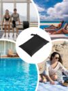Befeixue Tasche für nasse Kleidung, Windel-Nasstasche, Waschbare Windel-Organizer-Tasche, wasserdicht, Tragbare Wickeltasche mit Reißverschluss für Fitnessstudio, Strand, Pool, Reisen – Bild 4