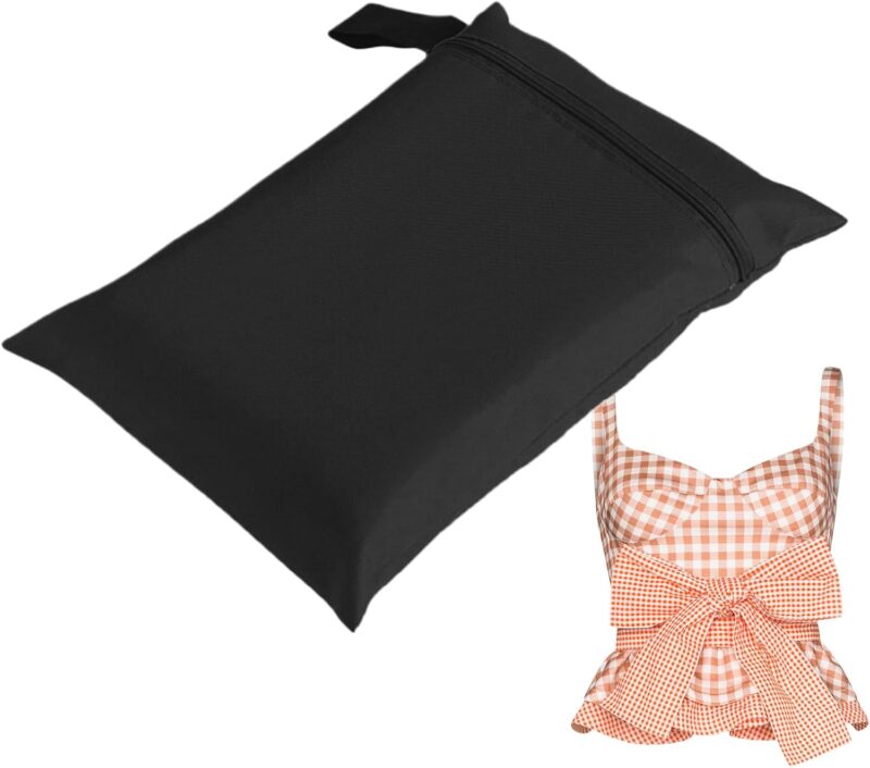 Befeixue Tasche für nasse Kleidung, Windel-Nasstasche, Waschbare Windel-Organizer-Tasche, wasserdicht, Tragbare Wickeltasche mit Reißverschluss für Fitnessstudio, Strand, Pool, Reisen – Bild 6
