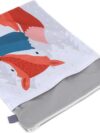 Wickeltaschen-Organizer, Wiederverwendbare Waschbare Wäschebeutel mit Doppeltem Reißverschluss, Stoffwindel-Nasstasche, Nass- und Trockentasche für Reisen, Strand, Pool – Bild 5