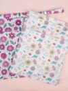 ALVABABY 2 Stück windeltasche wetbag wiederverwendbar, Nasstaschen für Unterwegs, wiederverwendbar mit Zwei Reißverschlusstaschen windelbeutel für Babys Windeln LX-H341355-DE – Bild 8