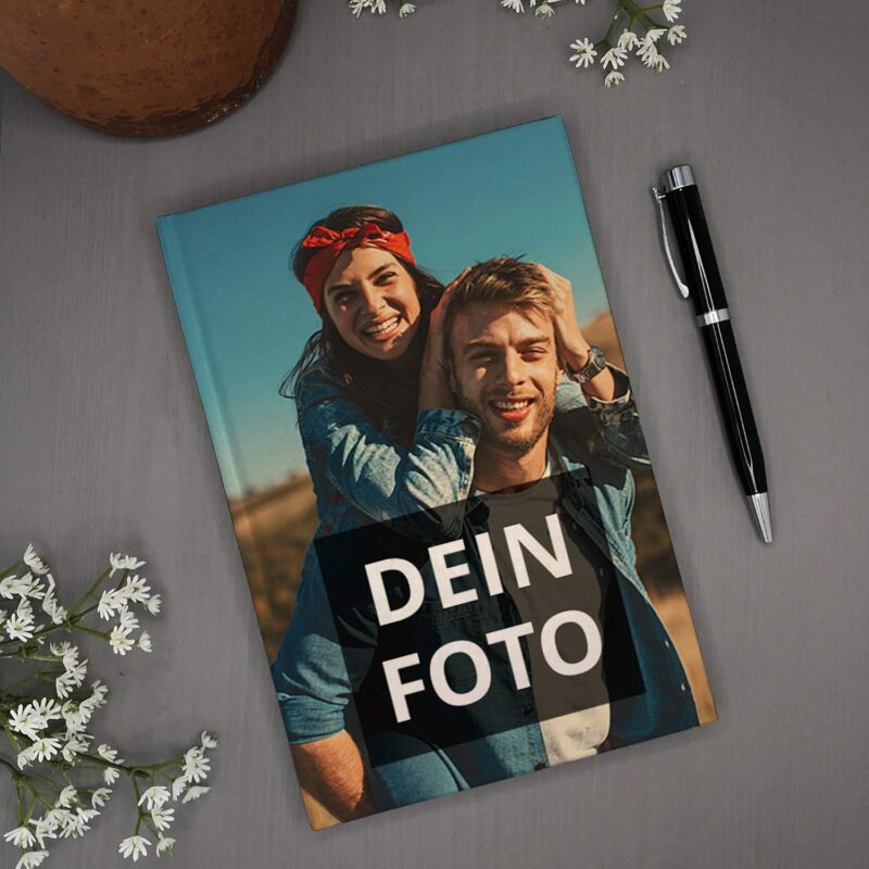 PhotoFancy® – Notizbuch mit Foto selbst gestalten – Tagebuch personalisieren und bedrucken (Format: DIN A5) – Bild 5