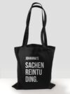 Geschenk mit Namen personalisiert by Shirtracer - Baumwolltasche - Sachenreintuding I Sachen Reintu Ding Name | Stoffbeutel mit Spruch – Bild 8