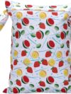 AOEGBY Windelbeutel Wetbag 2 stücke 30X40 cm Mode Druck Lagerung Tasche Nass Trocken Windeln Windeln Tasche Im Freien Reise wasserdichte Tragen Pack Handtasche Nasstasche(Color-G38) – Bild 2