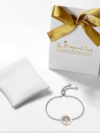 TMT Personalisiertes Lebensbaum Armband mit Gravur (silber & rose-gold) Mutter Tochter Armband mit Namen Tree of Life Personalisierte Geschenke Beste Mama Geschenk Armband personalisiert Damen – Bild 2