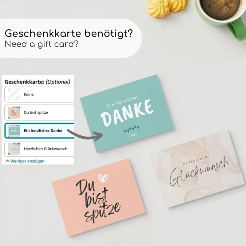 Milu® Thermobecher mit Gravur 210ml personalisiert - Valentinstagsgeschenke für Frauen & Männer I Geschenk Ideen Papa, Mama, Freund, Freundin I Geschenkideen zum Valentinstag I Geschenke Opa & Oma – Bild 6