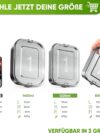 Blockhütte Personalisierte Edelstahl Brotdose mit Gravur I 1200 ml I Lunchbox mit Name, Bento Box für Kinder, Erwachsene, Brotdose mit 3 Fächern, Meal Prep Boxen, Lunchbox personalisierbar – Bild 5