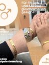 Armband mit Gravur | Personalisierte Armbänder | Partnerarmbänder mit Gravur | Namensgravur | Pärchen Armband | Personalisierbare Partnerarmbänder | Edelstahlarmband für Paare – Bild 5