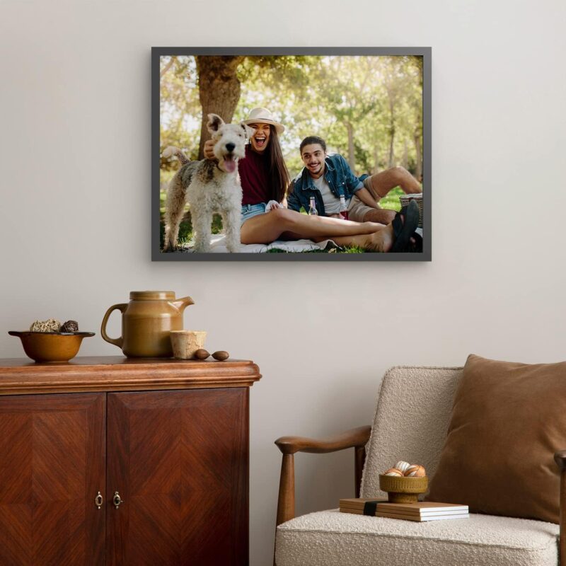 PICANOVA Foto im Rahmen – Personalisierte Leinwand Bilder – Bilderrahmen & Kunstdrucke – Fotoboard und Bilderrahmen Dein Foto als Fotodruck Bild – Personalisiertes Foto Geschenk – 40x30cm – Bild 3
