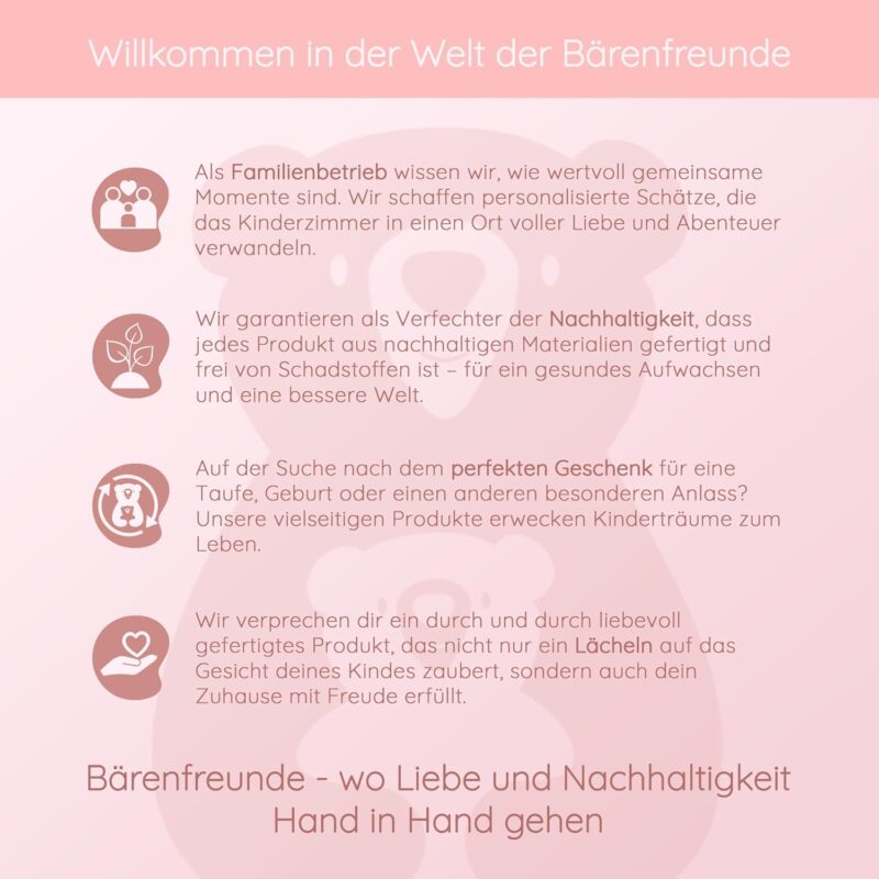 Bärenfreunde® - Personalisierte Brotdose für Kinder mit Spezial-Druck - Robuste Edelstahl Brotdose - Personalisierte Geschenke für Kinder & Erwachsene (Blumenwiese,GROSS Edelstahl) – Bild 7