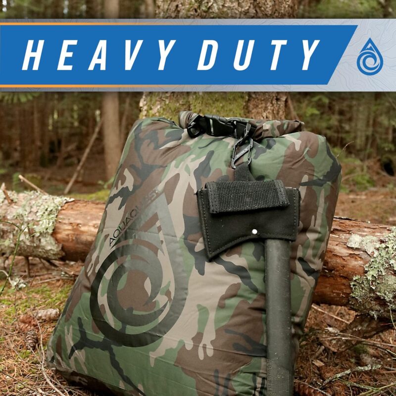 AquaQuest Rogue Dry Bags/Trockentaschen – 100% Wasserdicht – 10, 20, 30, 60, 100 L – Camo oder Olivgrün – Bild 3